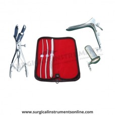 Hegar uterine dilator 3 pieces set,3-4, 5-6, 13-14, mathieu, grave large, collin large